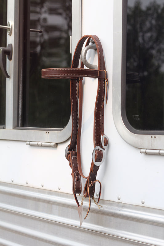 1" Stitched Browband Headstall