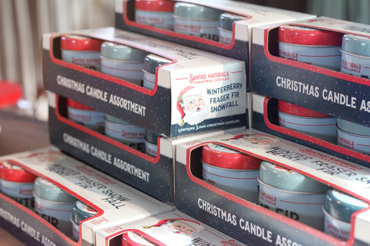 Santa's Naturals Sampler Mini Candle Trio