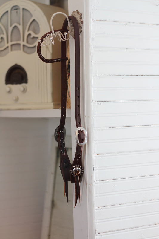 Rosette Slip Ear Headstall