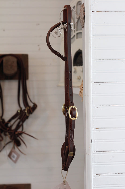 Oiled Quick Change Slip Ear Headstall