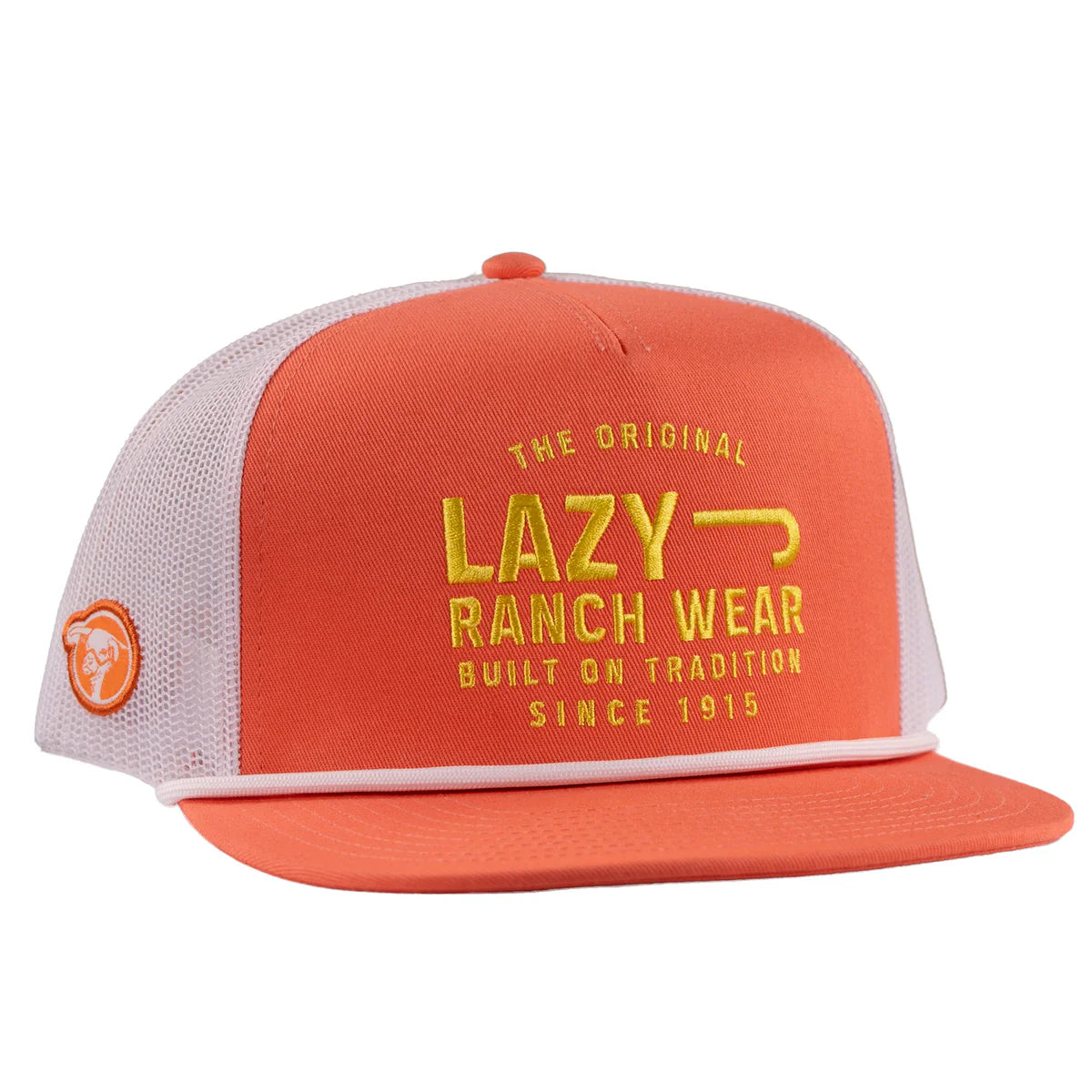 Lazy J Ranch Coral White Untroubled Classic Rope Hat