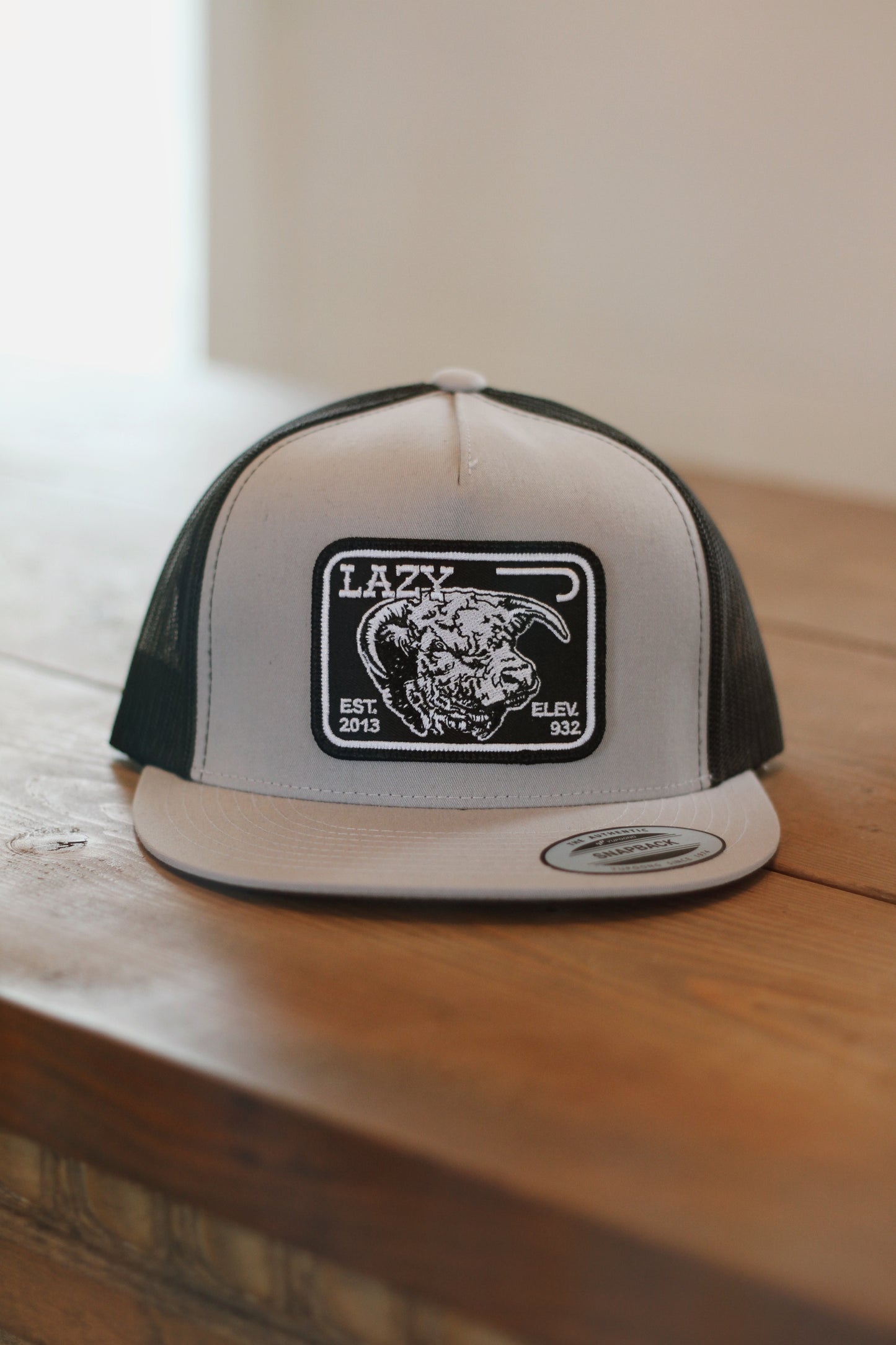 Lazy J Ranch Wear Silver & Black 4" Elevation Cap