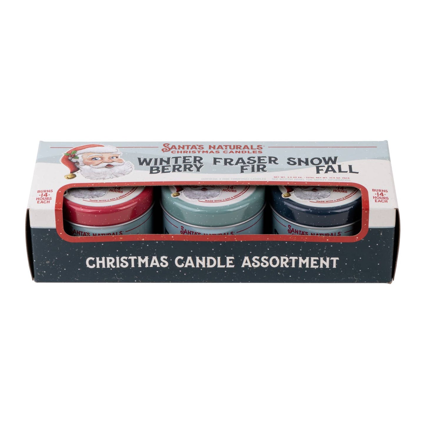 Santa's Naturals Sampler Mini Candle Trio