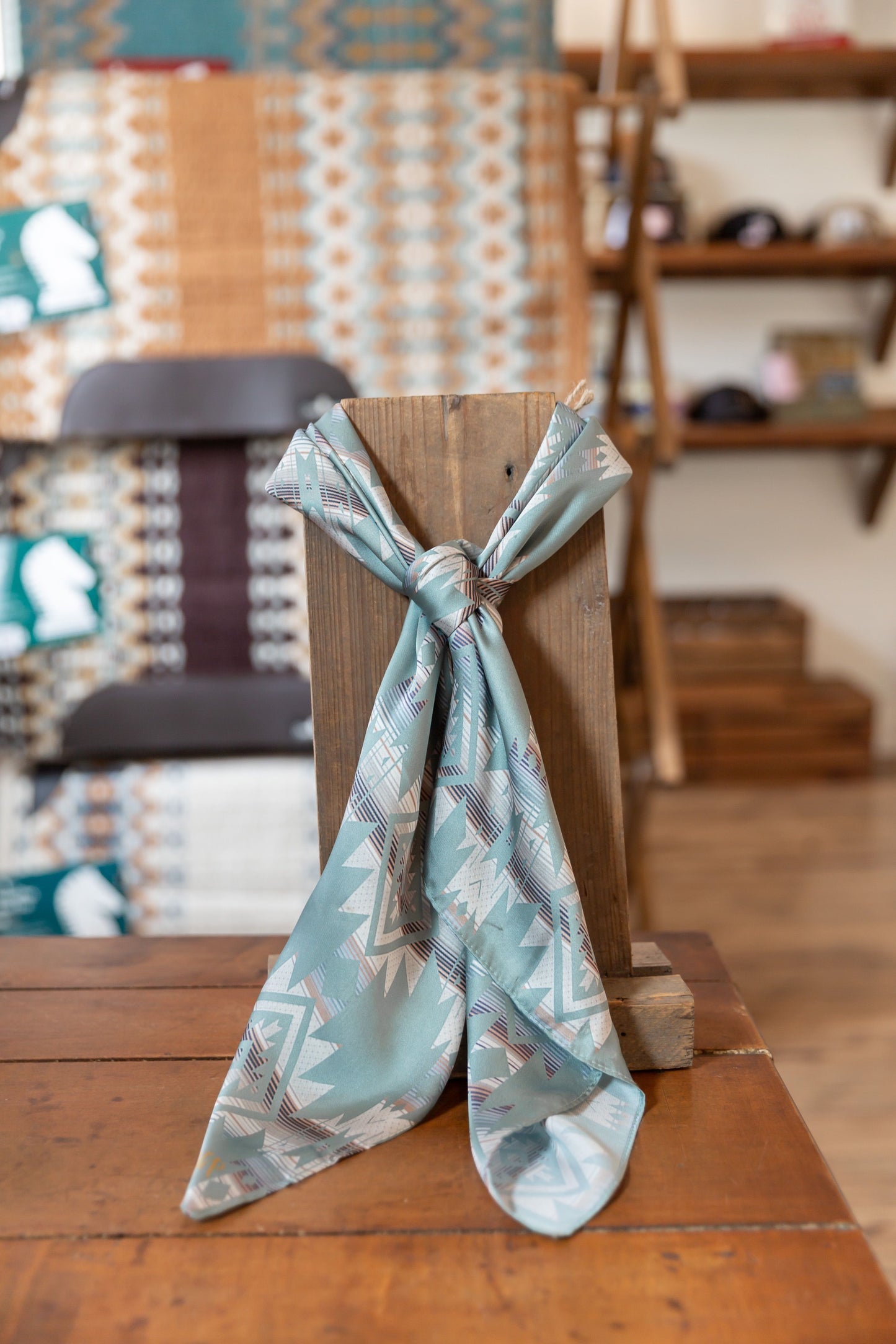Whipin Wild Rags Sage Green Pendleton Wild Rag