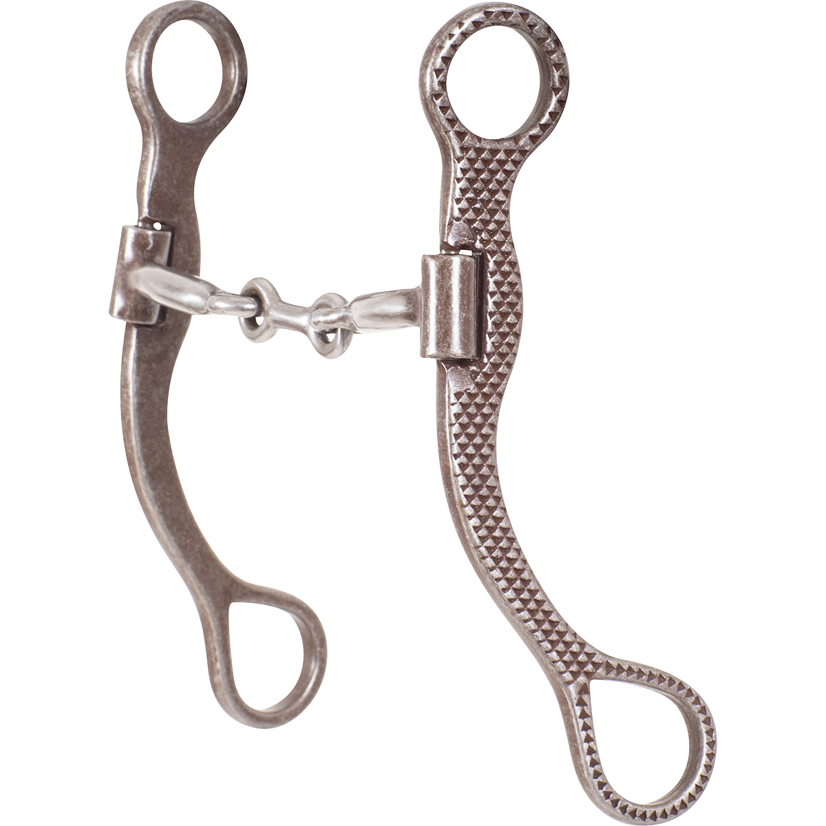 7" Classic Equine BitLogic Rasp Straight Shank Bit with Smooth Bar Dogbone
