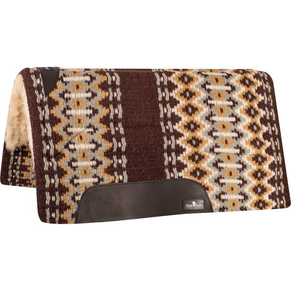 Classic Equine SensorFlex Wool Straight Top Saddle Pad 34-inch x 38-inch