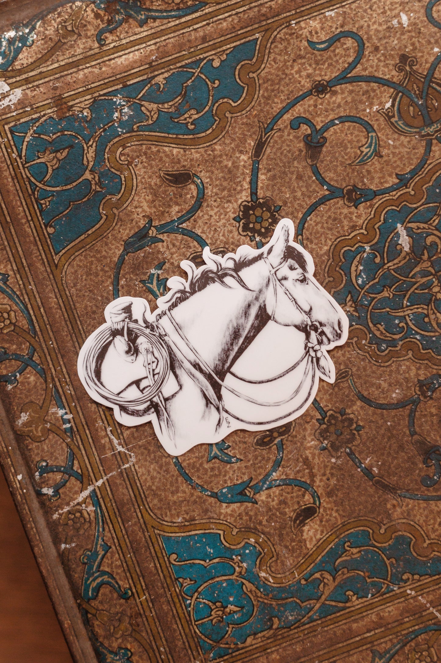 Cow Horse Sticker