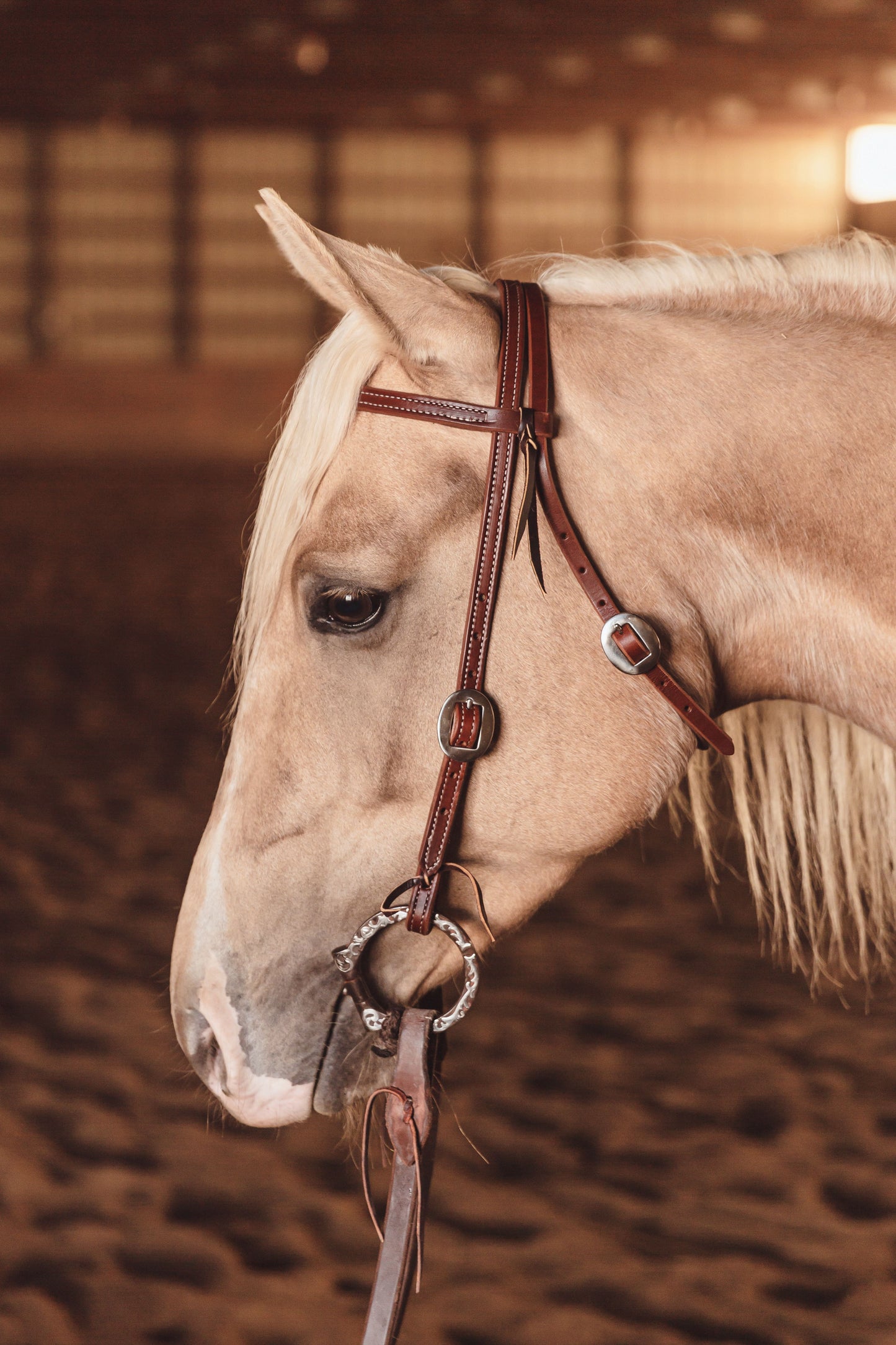 Double Stitched Browband Headstall