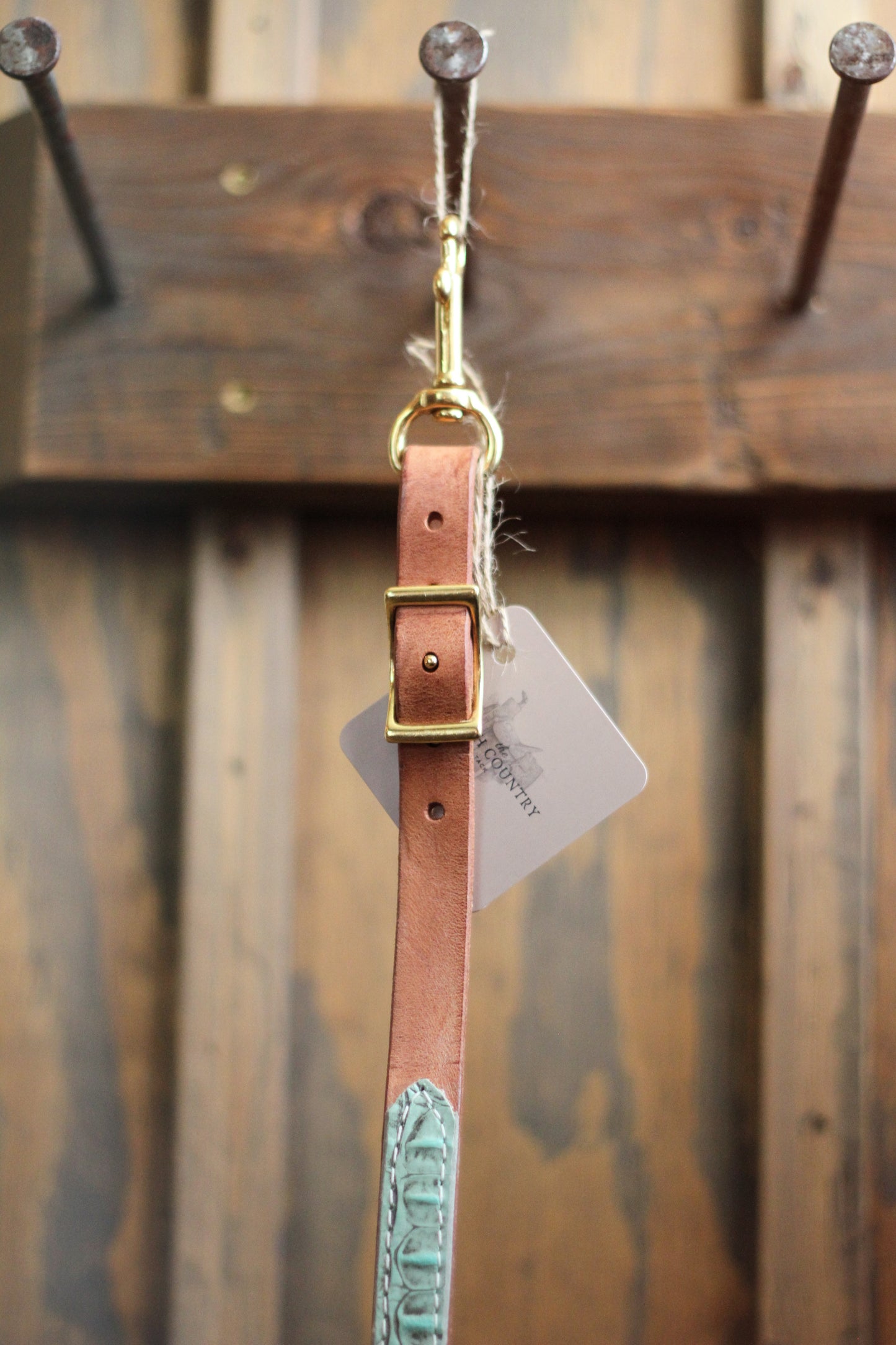 Gator Wither Strap - Turquoise