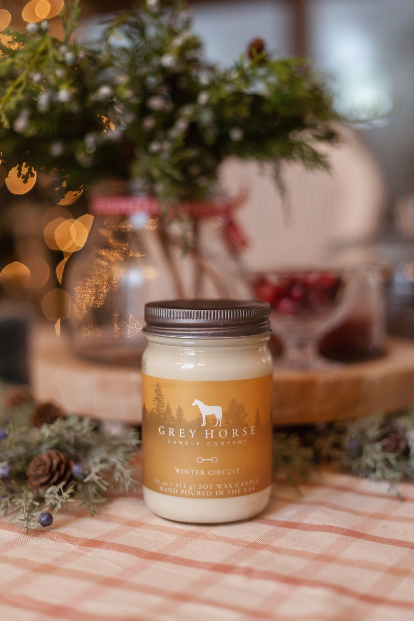 Winter Circuit Candle