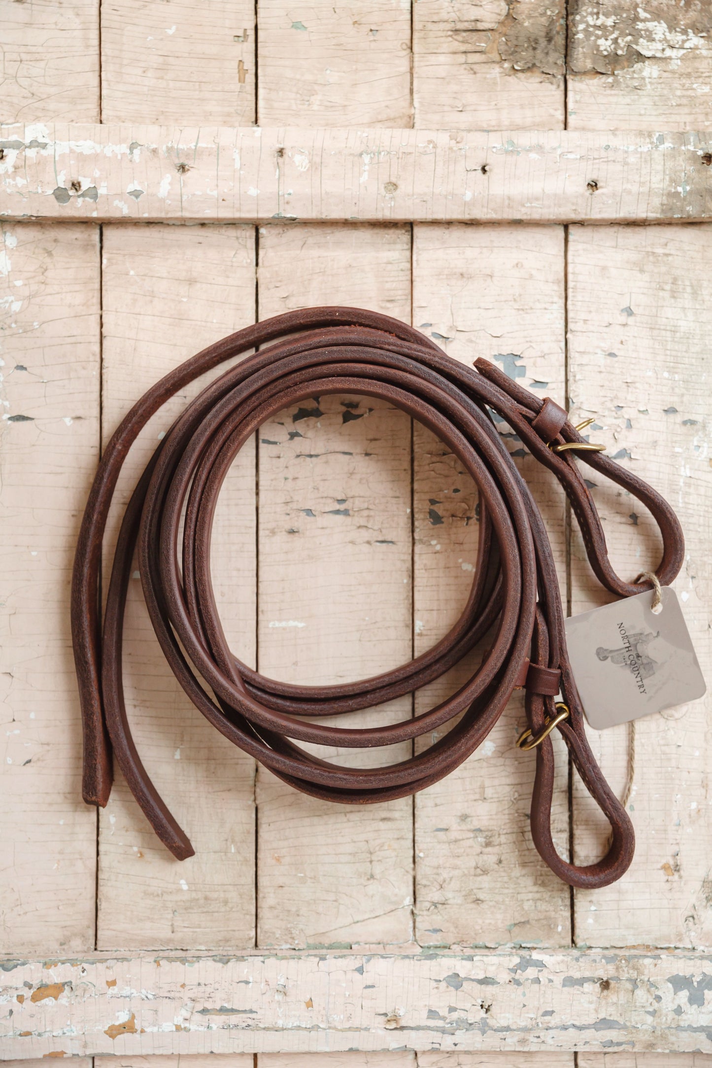 Buckle End Split Reins - Oiled