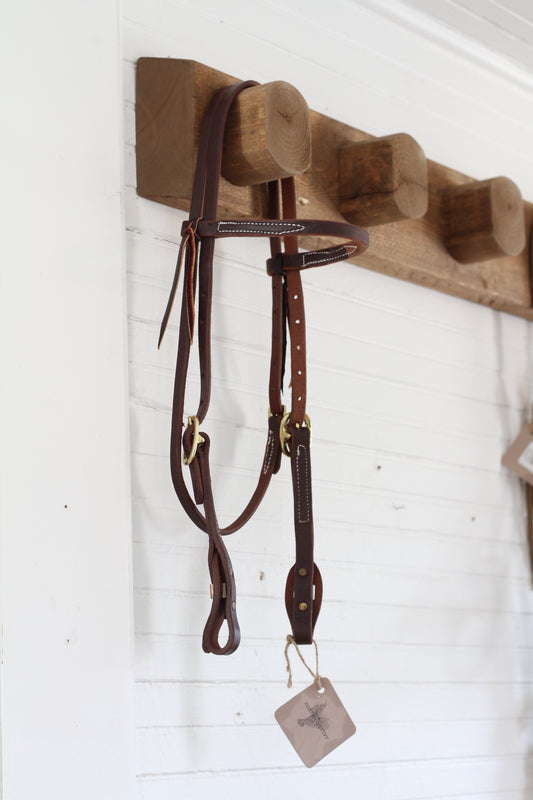 Oiled Quick Change Browband Headstall