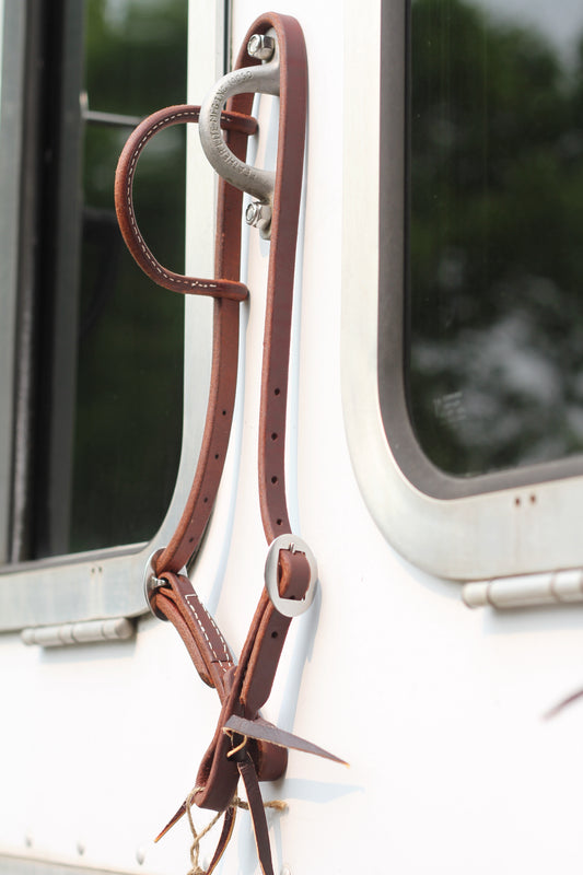 Double Stainless Buckle Slip Ear Headstall