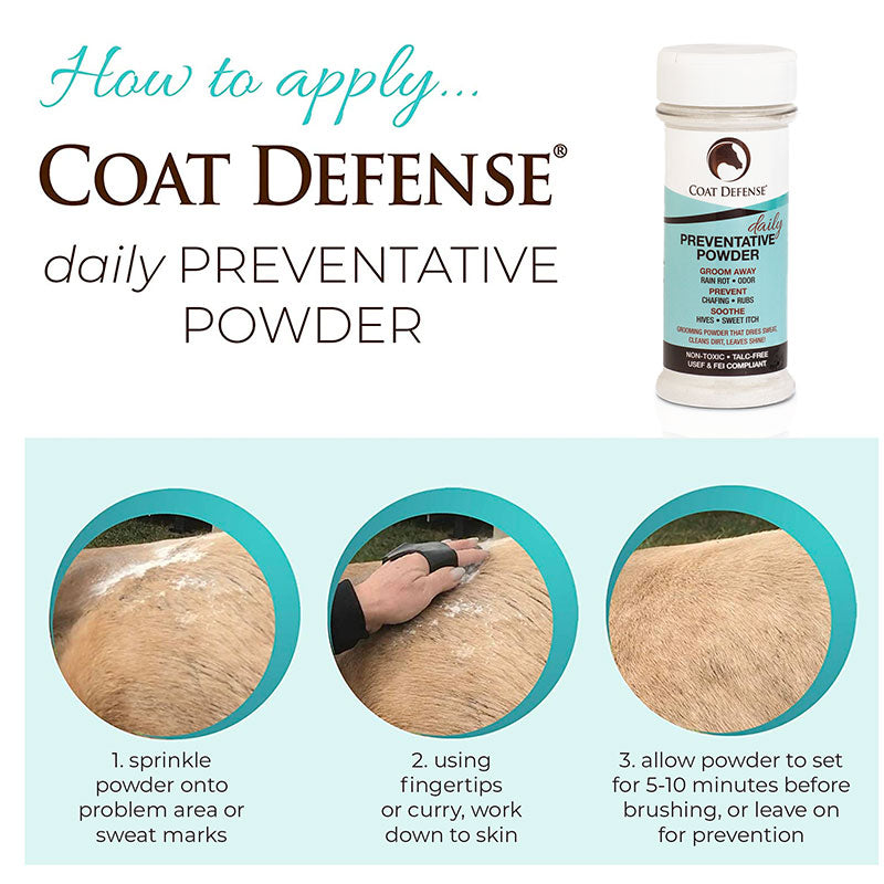 Coat Defense Daily Preventative Powder 8oz Refillable
