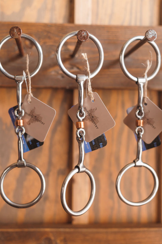 O-Ring Smooth Dogbone Snaffle